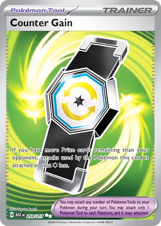 Counter Gain #259/217 Ultra Rare - Ascended Heroes Pokemon card