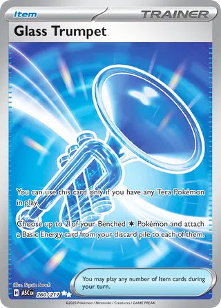 Glass Trumpet #260/217 Ultra Rare - Ascended Heroes Pokemon card