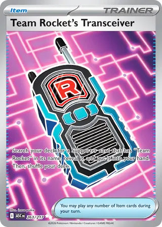 Team Rocket's Transceiver #263/217 Ultra Rare - Ascended Heroes Pokemon card