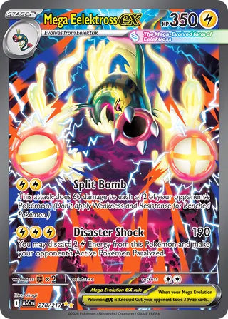 Mega Eelektross ex #278/217 Special Illustration Rare - Ascended Heroes Pokemon card