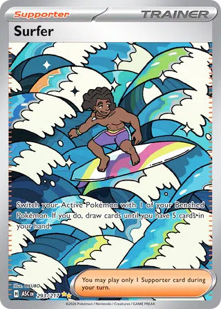 0293 Surfer Special Illustration Rare Ascended Heroes