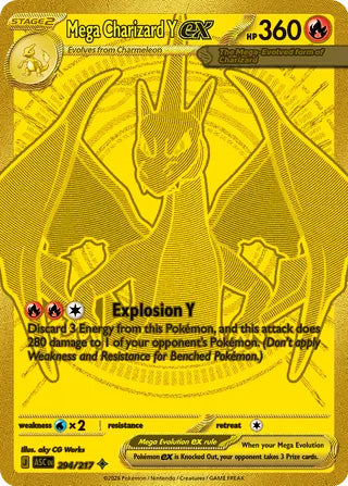 0294 Mega Charizard Y ex Mega Hyper Rare Ascended Heroes