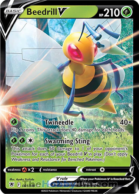 Beedrill V Astral Radiance Ultra Rare #001/189