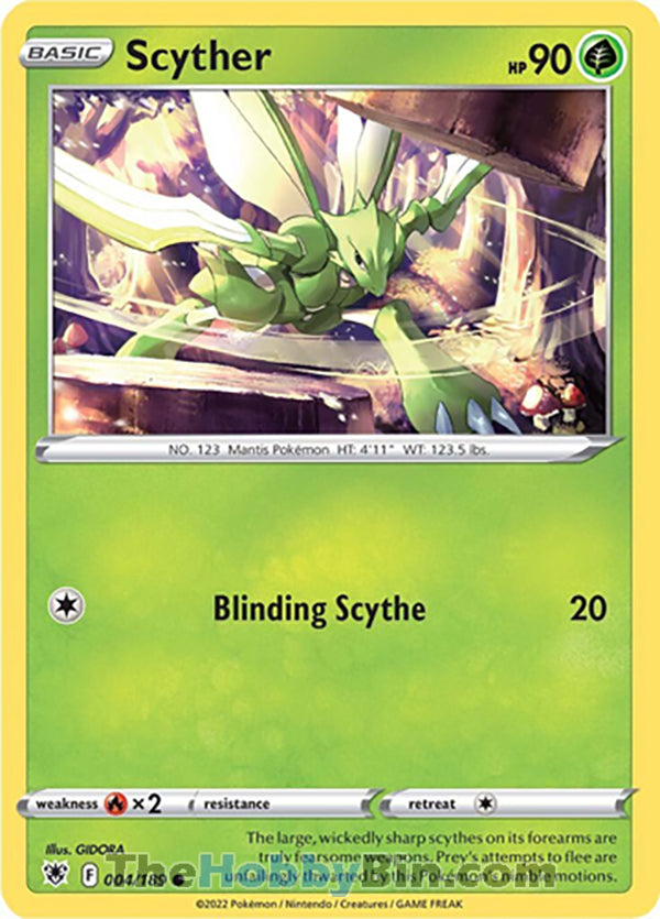 Scyther #4/189 Common - Astral Radiance Pokemon card