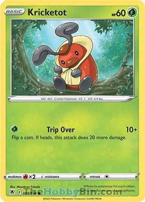 0009 Kricketot Common Astral Radiance