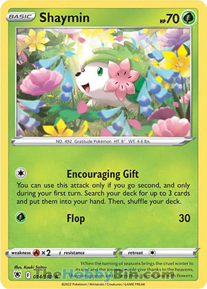 0014 Shaymin Rare Astral Radiance