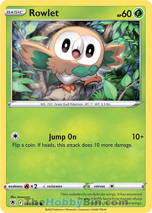 0019 Rowlet Common Astral Radiance