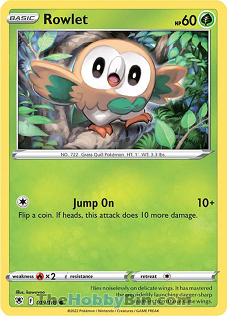 Rowlet Astral Radiance Common #019/189