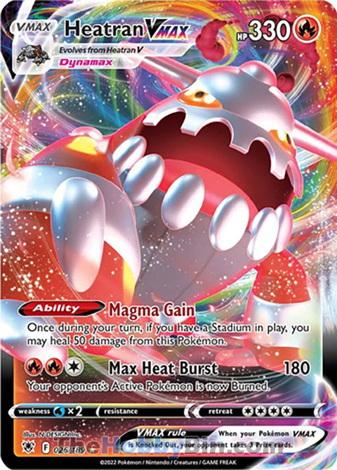 0026 Heatran VMAX Ultra Rare Astral Radiance