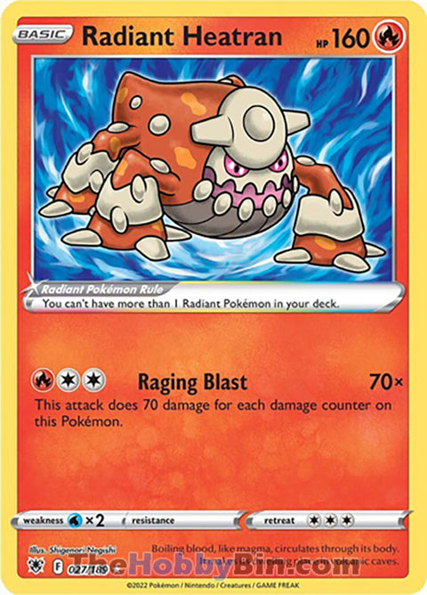 0027 Radiant Heatran Radiant Rare Astral Radiance