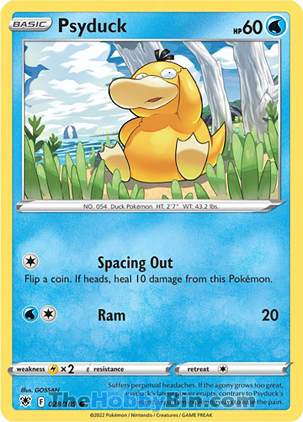 Psyduck #28/189 Common - Astral Radiance Pokemon card