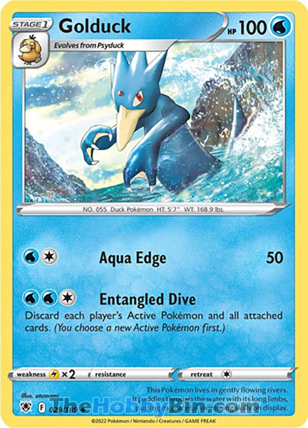 Golduck #29/189 Uncommon - Astral Radiance Pokemon card