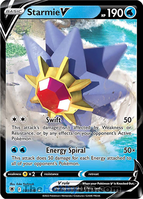 0030 Starmie V Ultra Rare Astral Radiance
