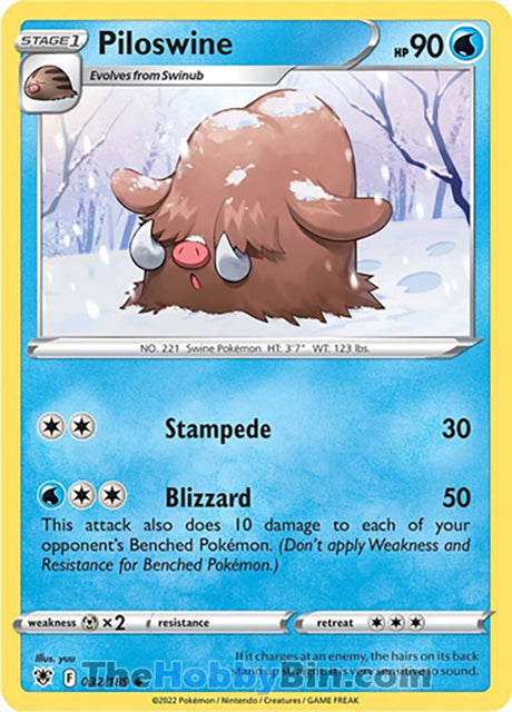 Piloswine Astral Radiance Uncommon #032/189