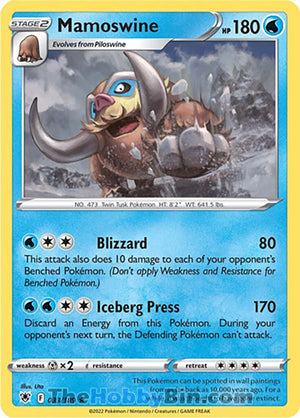 0033 Mamoswine Rare Astral Radiance