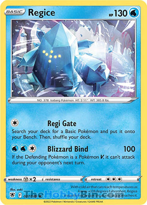 0037 Regice Rare Astral Radiance