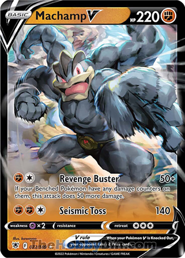 Machamp V #72/189 Ultra Rare - Astral Radiance Pokemon card