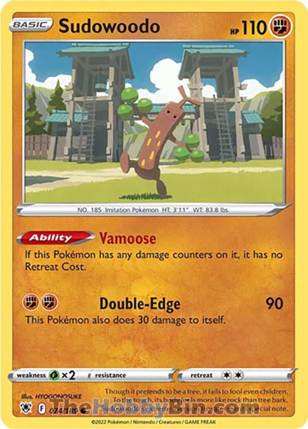 Sudowoodo #74/189 Common - Astral Radiance Pokemon card
