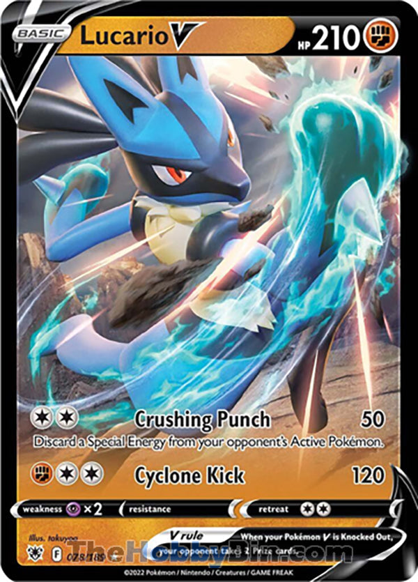 Lucario V #78/189 Ultra Rare - Astral Radiance Pokemon card