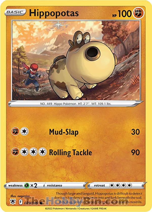 Hippopotas #79/189 Common - Astral Radiance Pokemon card