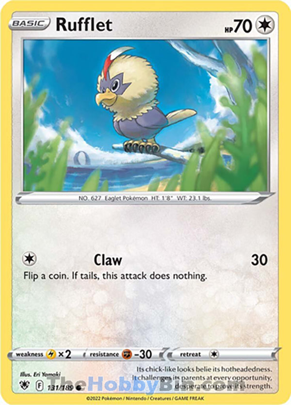 Rufflet #131/189 Common - Astral Radiance Pokemon card