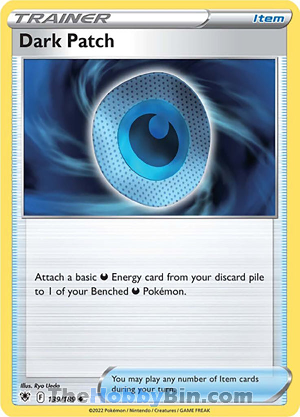 Dark Patch #139/189 Uncommon - Astral Radiance Pokemon card