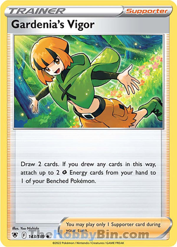 Gardenia's Vigor #143/189 Uncommon - Astral Radiance Pokemon card