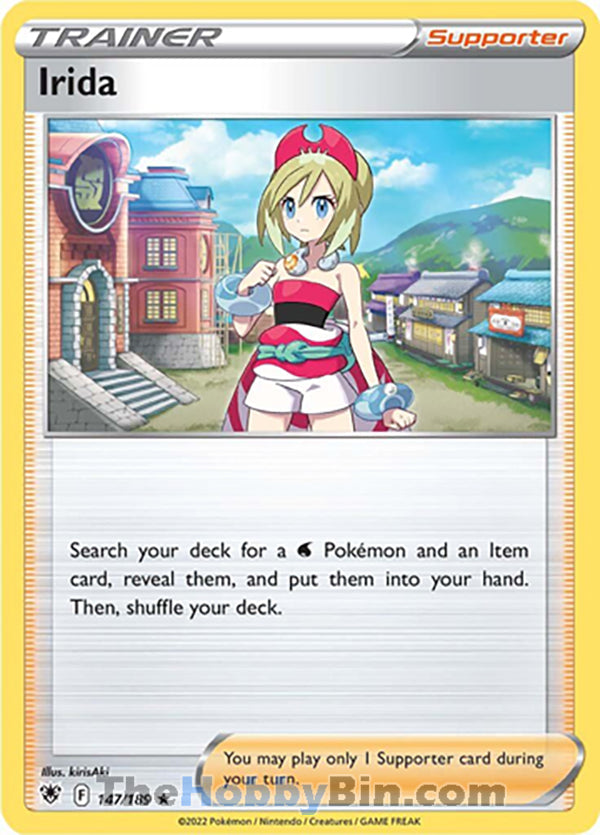 Irida #147/189 Holo Rare - Astral Radiance Pokemon card