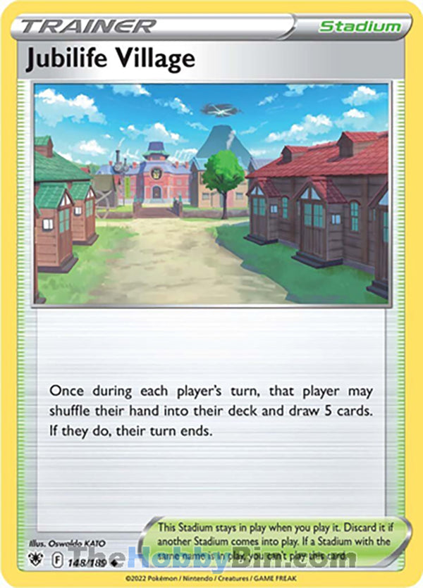 Jubilife Village #148/189 Uncommon - Astral Radiance Pokemon card