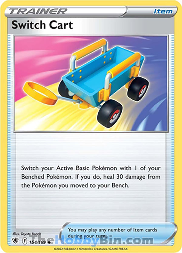 Switch Cart #154/189 Uncommon - Astral Radiance Pokemon card