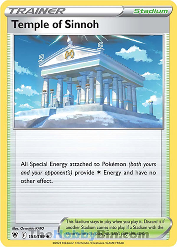 Temple of Sinnoh #155/189 Uncommon - Astral Radiance Pokemon card