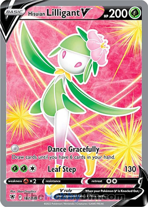 Hisuian Lilligant V #162/189 Ultra Rare - Astral Radiance Pokemon card
