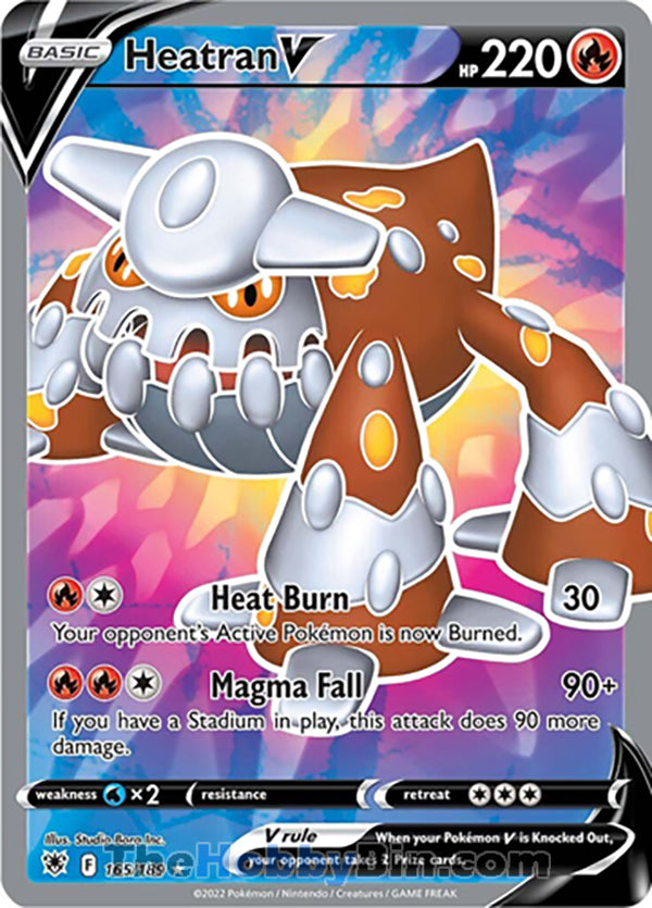 0165 Heatran V Ultra Rare Astral Radiance