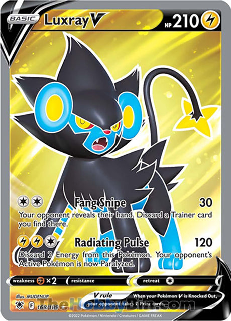 Luxray V Astral Radiance Ultra Rare #168/189