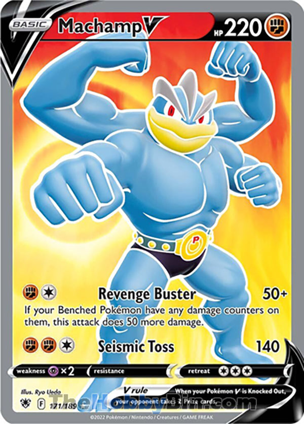 Machamp V #171/189 Ultra Rare - Astral Radiance Pokemon card
