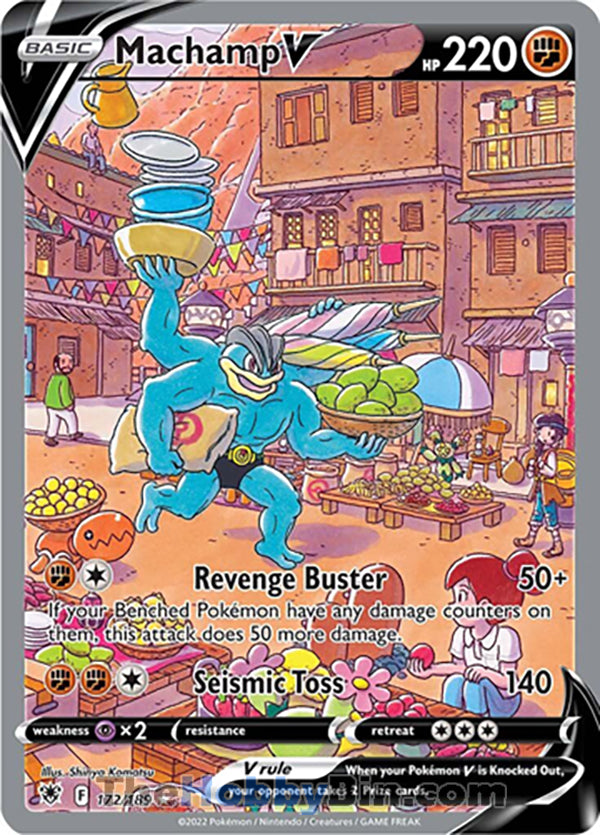 Machamp V #172/189 Ultra Rare - Astral Radiance Pokemon card