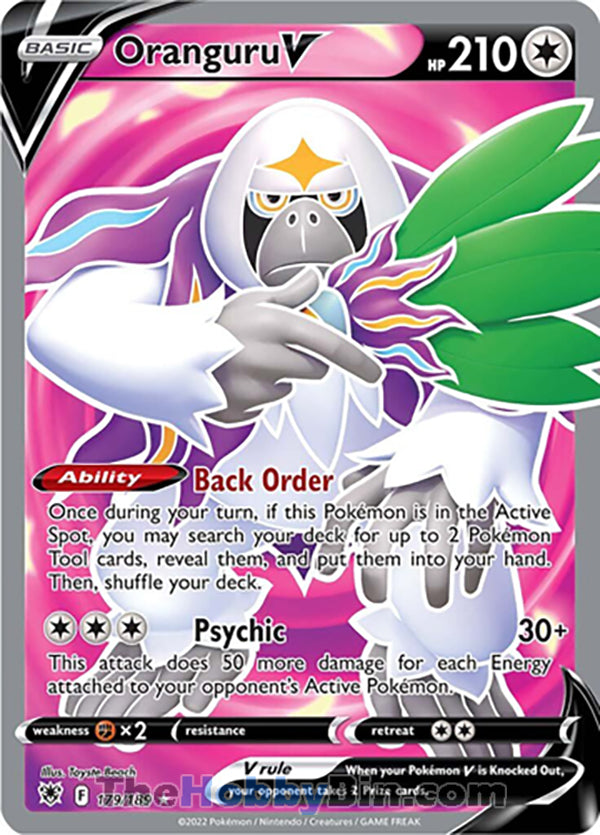 Oranguru V #179/189 Ultra Rare - Astral Radiance Pokemon card