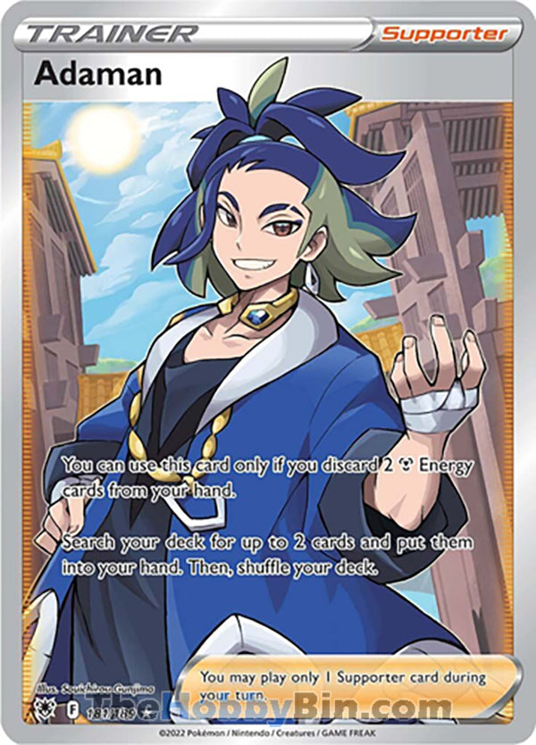 Adaman #181/189 Ultra Rare - Astral Radiance Pokemon card