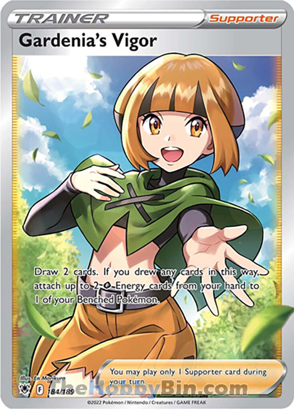 Gardenia's Vigor #184/189 Ultra Rare - Astral Radiance Pokemon card