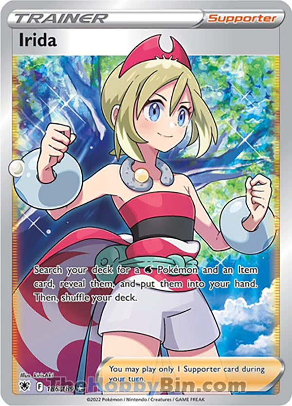Irida #186/189 Ultra Rare - Astral Radiance Pokemon card