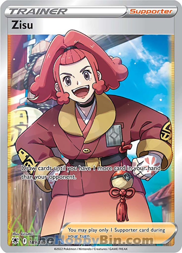 Zisu #189/189 Ultra Rare - Astral Radiance Pokemon card