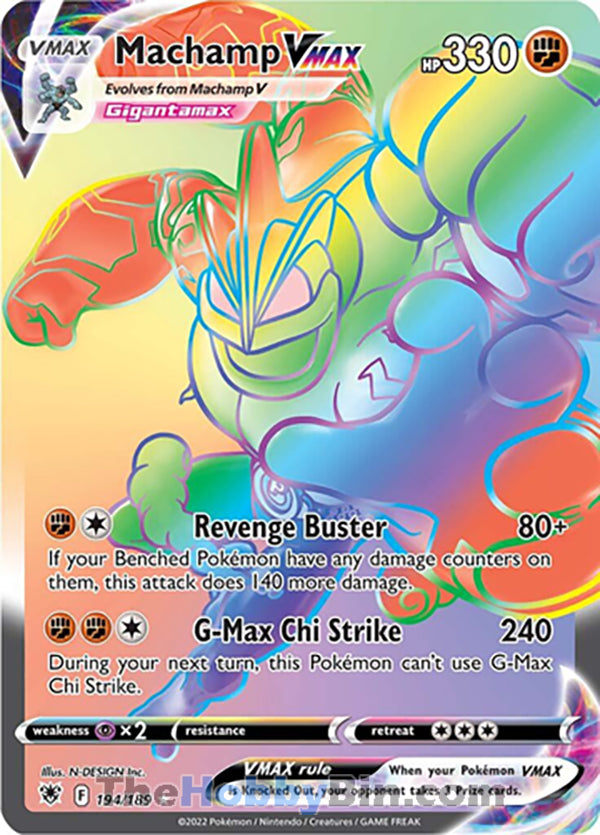 Machamp VMAX #194/189 Secret Rare - Astral Radiance Pokemon card