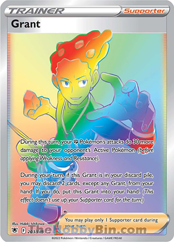 Grant #203/189 Secret Rare - Astral Radiance Pokemon card
