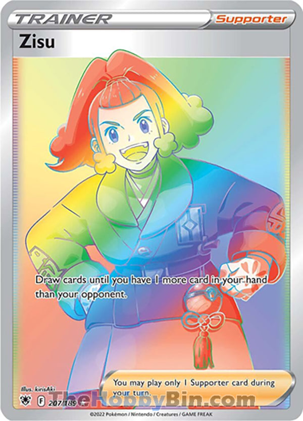 Zisu #207/189 Secret Rare - Astral Radiance Pokemon card