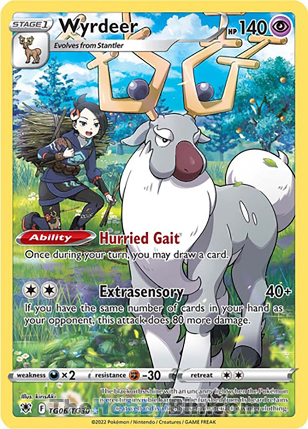 Wyrdeer #TG06/TG30 Ultra Rare - Astral Radiance Pokemon card