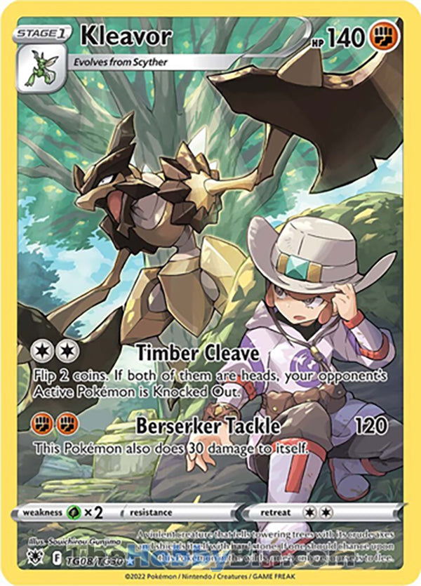 Kleavor #TG08/TG30 Ultra Rare - Astral Radiance Pokemon card