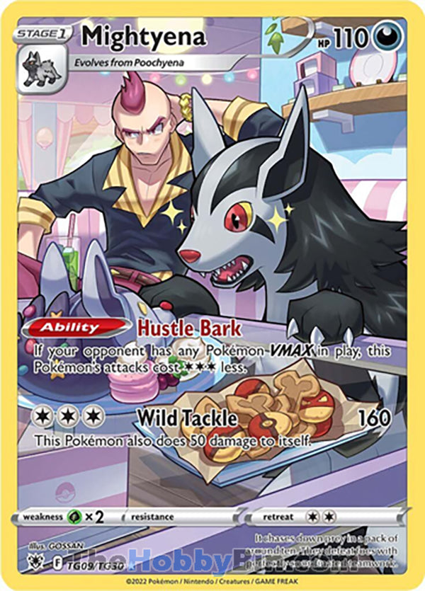 Mightyena #TG09/TG30 Ultra Rare - Astral Radiance Pokemon card