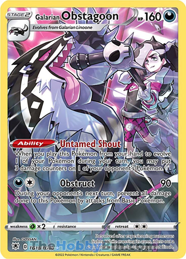 Galarian Obstagoon #TG10/TG30 Ultra Rare - Astral Radiance Pokemon card