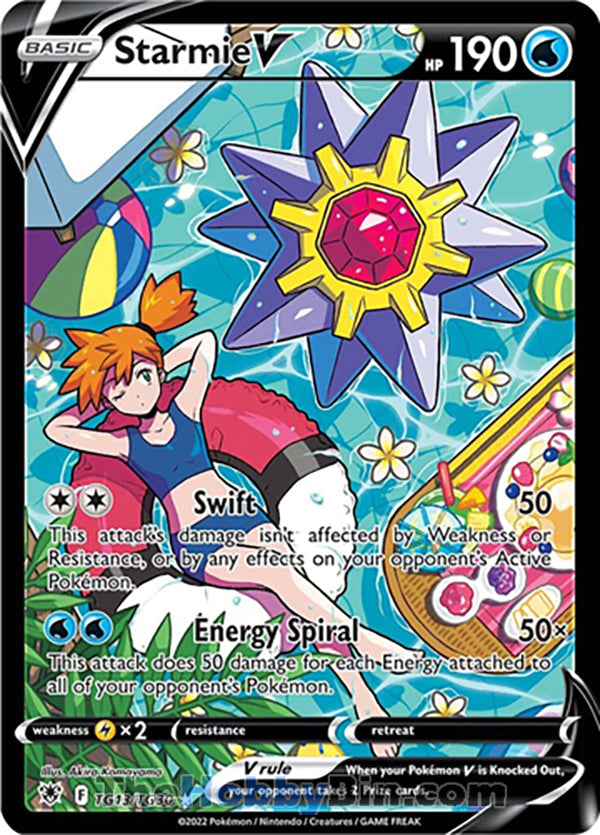 Starmie V #TG13/TG30 Ultra Rare - Astral Radiance Pokemon card