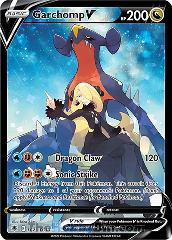 Garchomp V #TG23/TG30 Ultra Rare - Astral Radiance Pokemon card